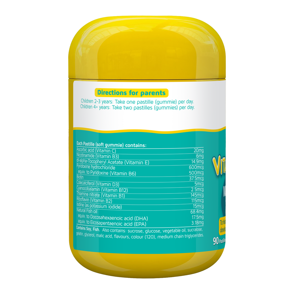Nature's Way Kids Smart Vita Gummies Omega-3 + Multi 90s