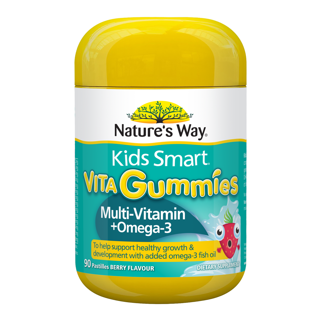 Nature's Way Kids Smart Vita Gummies Omega-3 + Multi 90s