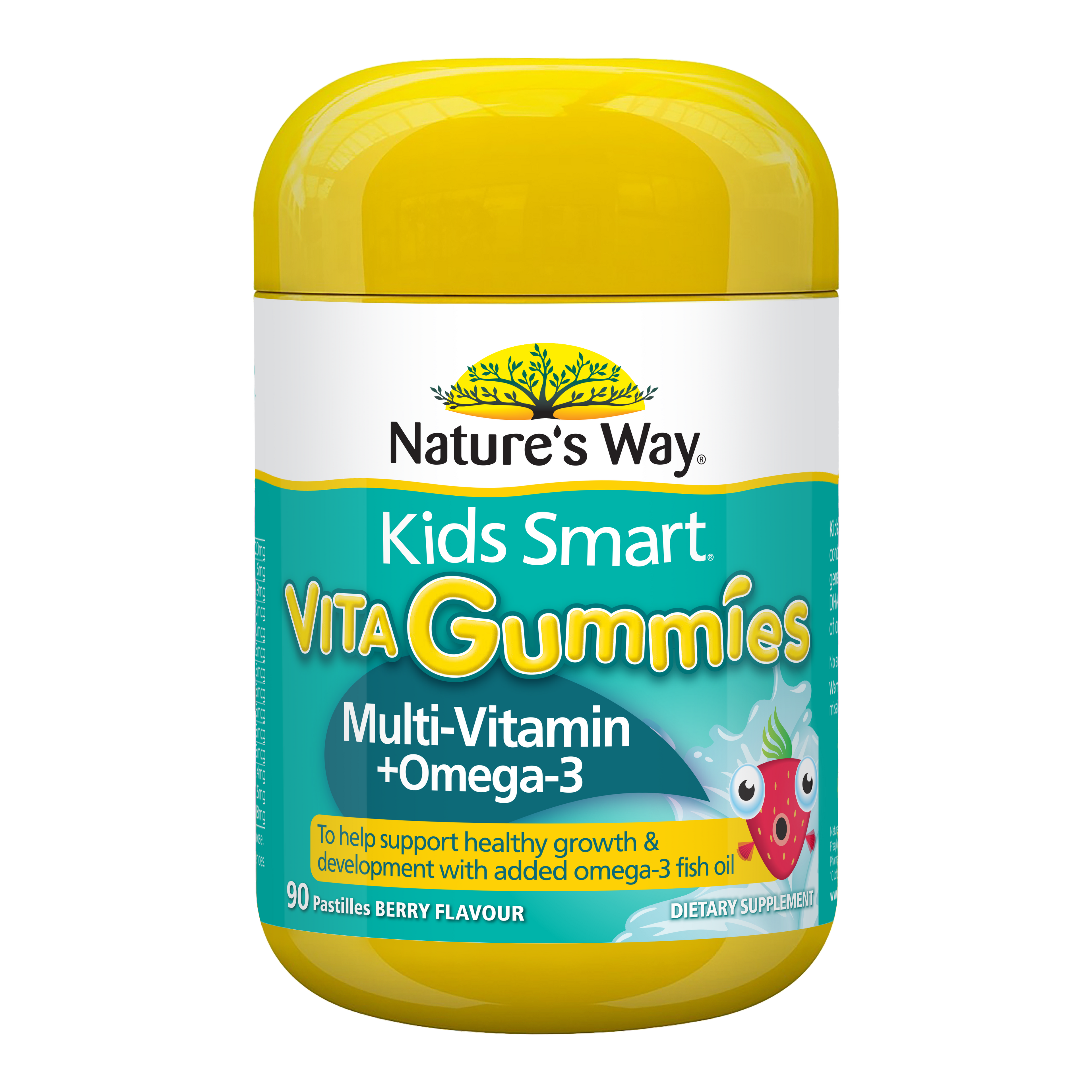 Nature's Way Kids Smart Vita Gummies Omega-3 + Multi 90s