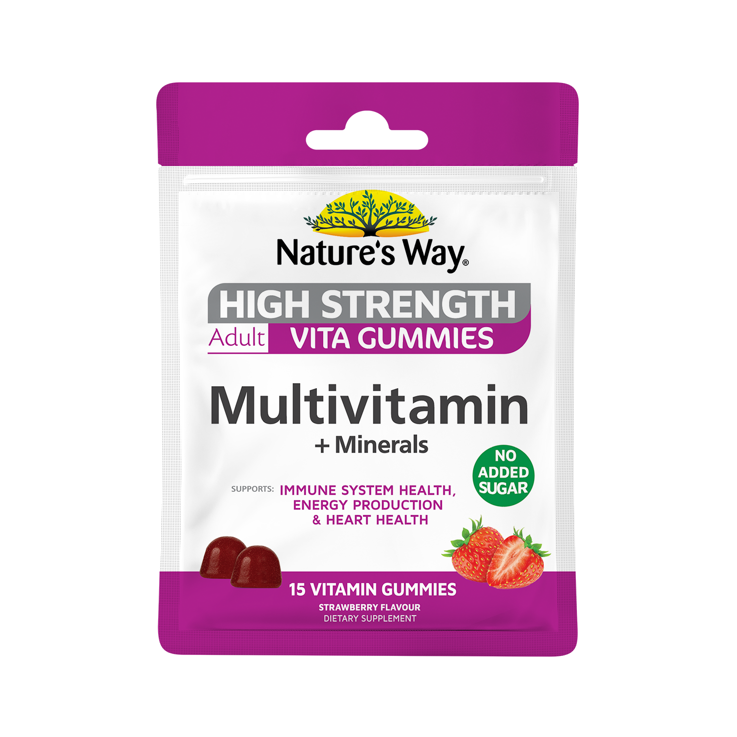 Nature's Way High Strength Adult Vita Gummies Multi Vitamin 15s