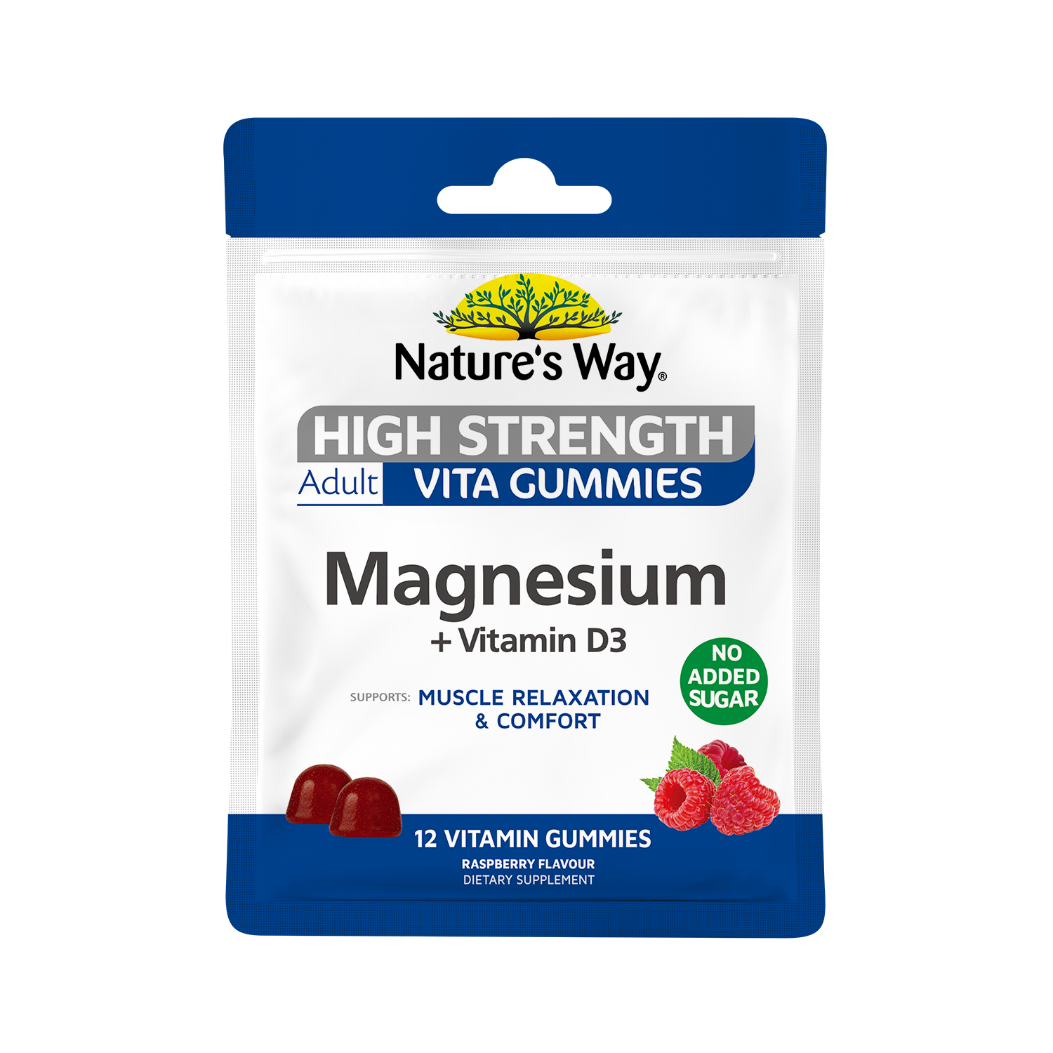 Nature's Way High Strength Adult Vita Gummies Magnesium  12s