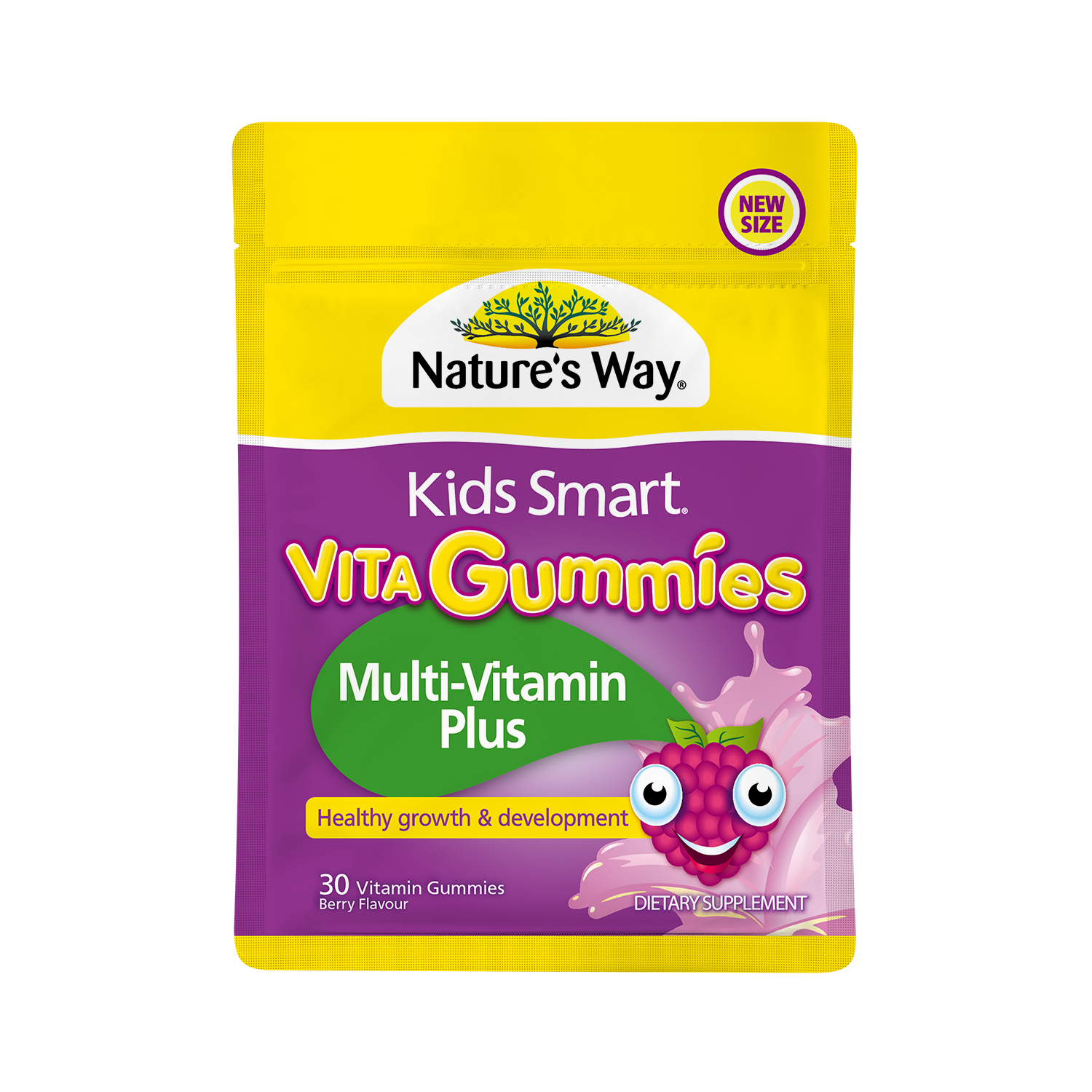 Nature's Way Kids Smart Vita Gummies Multi-Vitamin Plus Pouch 30s