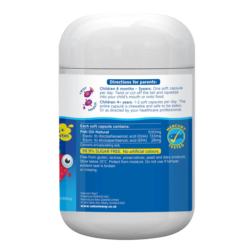 Nature's Way Kids Smart Fish Oil Trio 60s