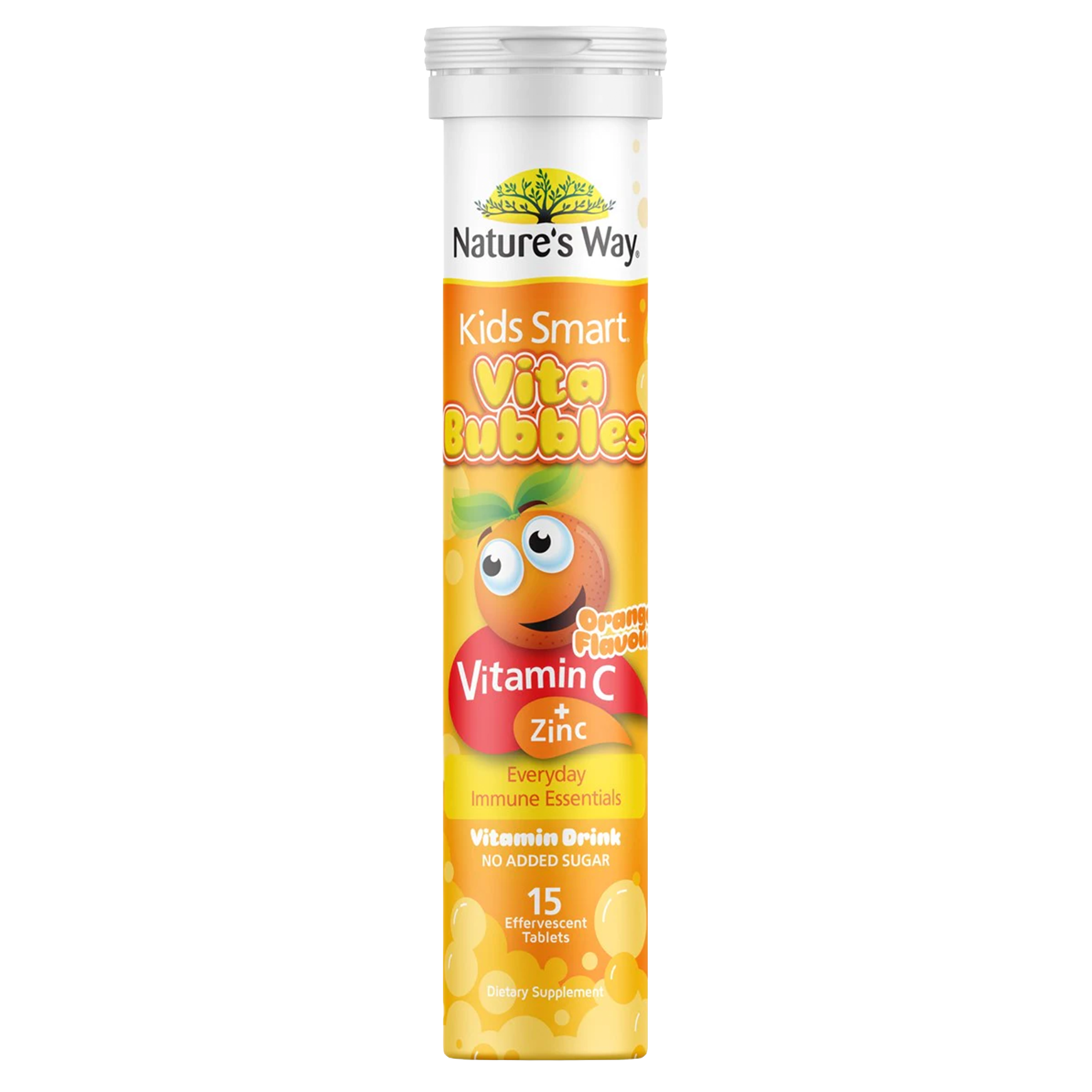 Nature's Way Kids Smart Effervescent Vitamin C + Zinc 15s