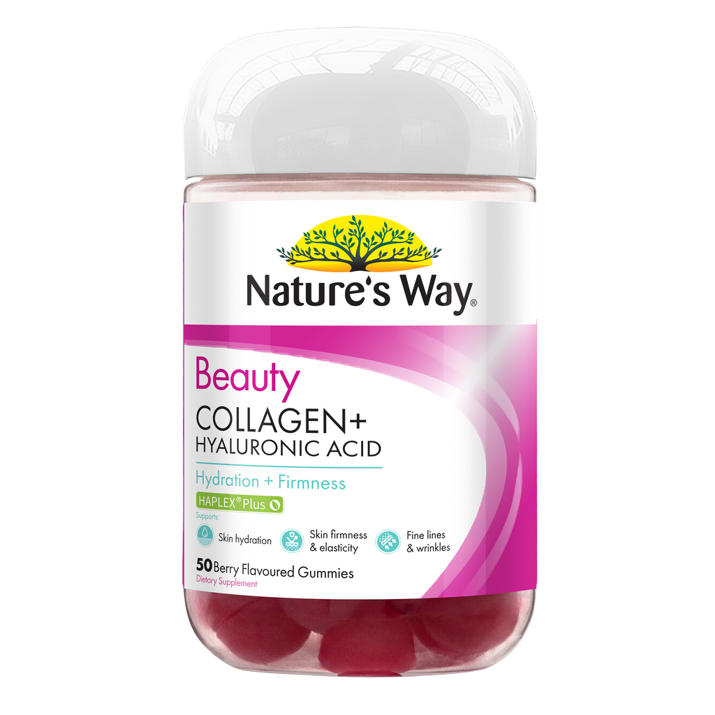 Nature's Way Beauty Collagen + Hyaluronic  Gummies 50s