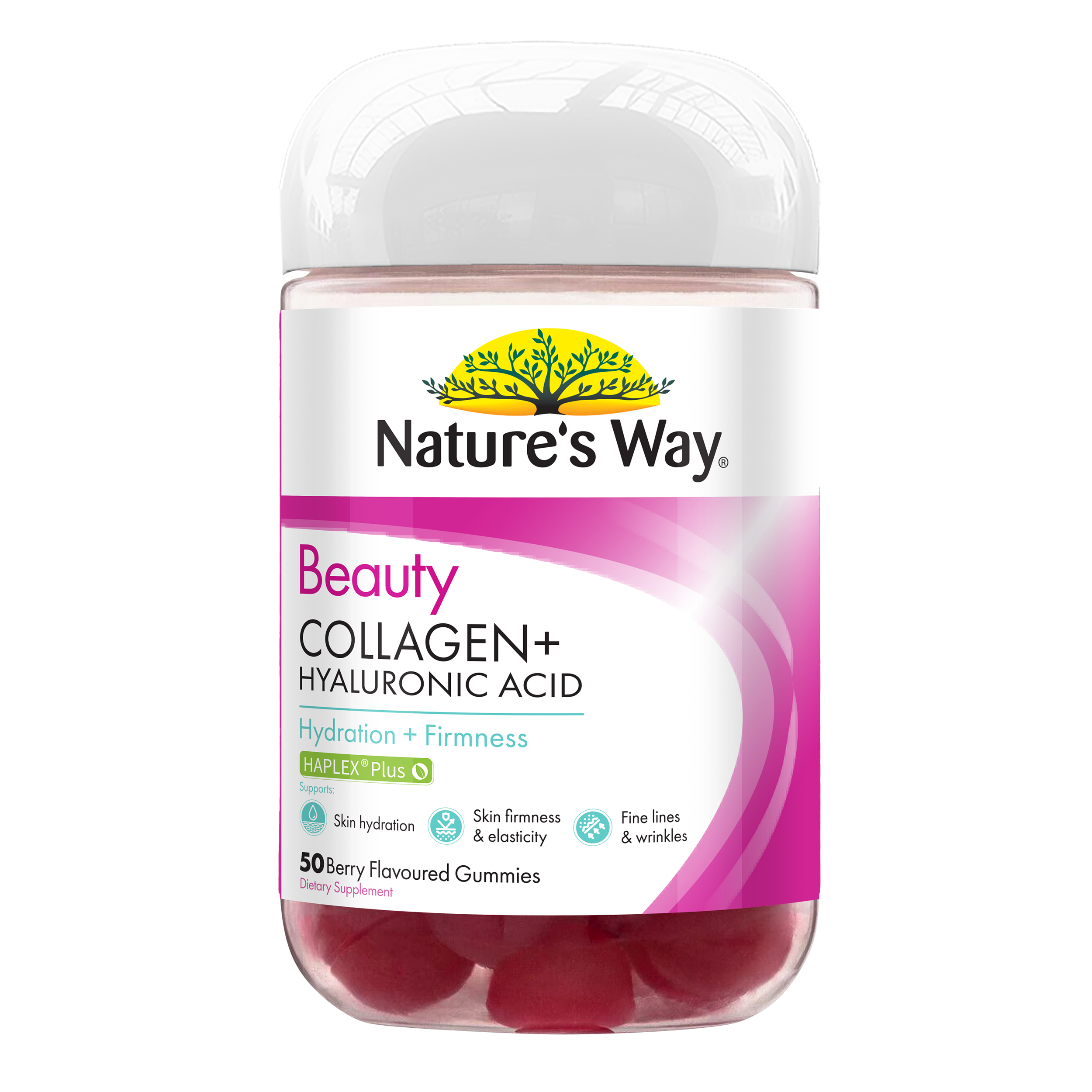 Nature's Way Beauty Collagen + Hyaluronic  Gummies 50s