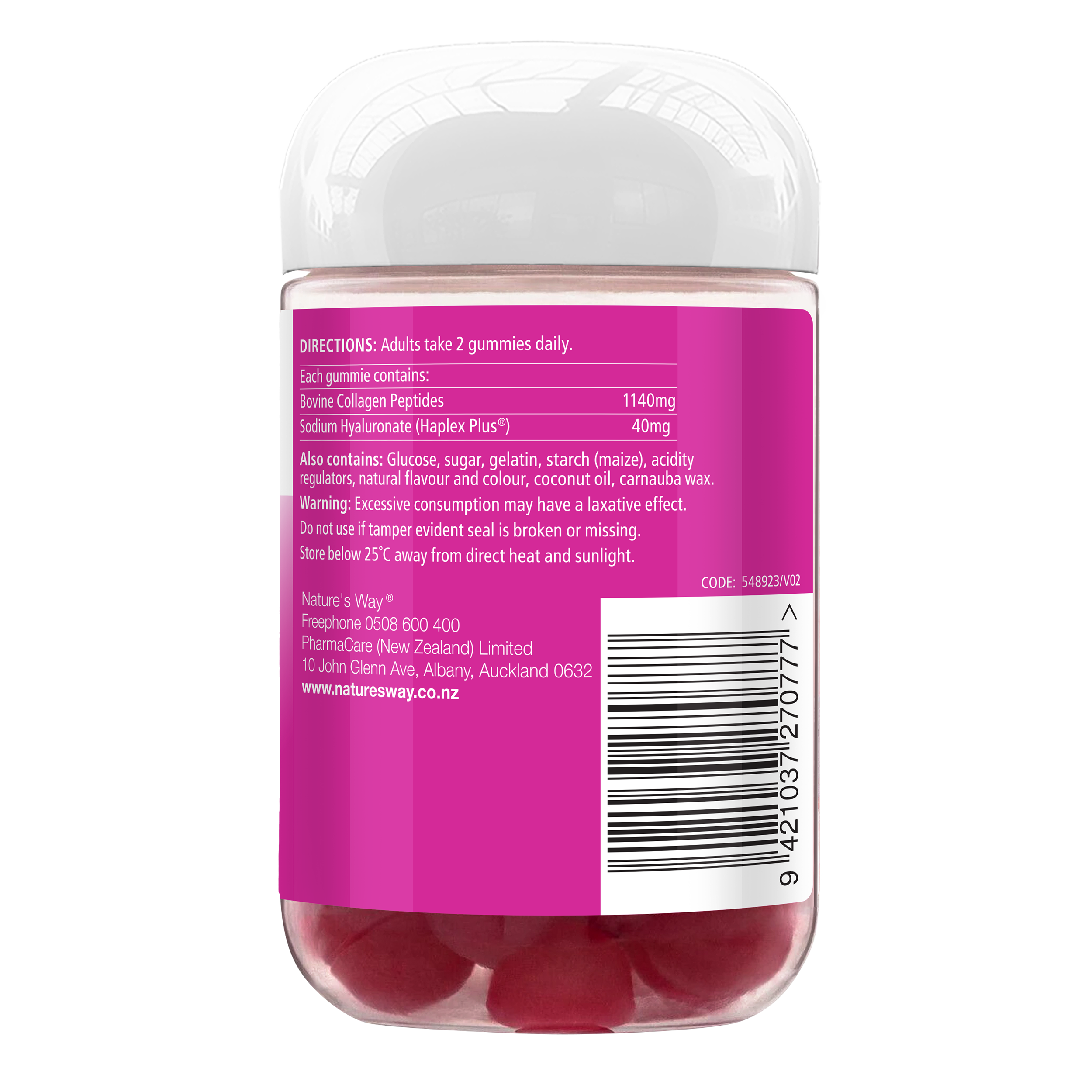 Nature's Way Beauty Collagen + Hyaluronic  Gummies 50s