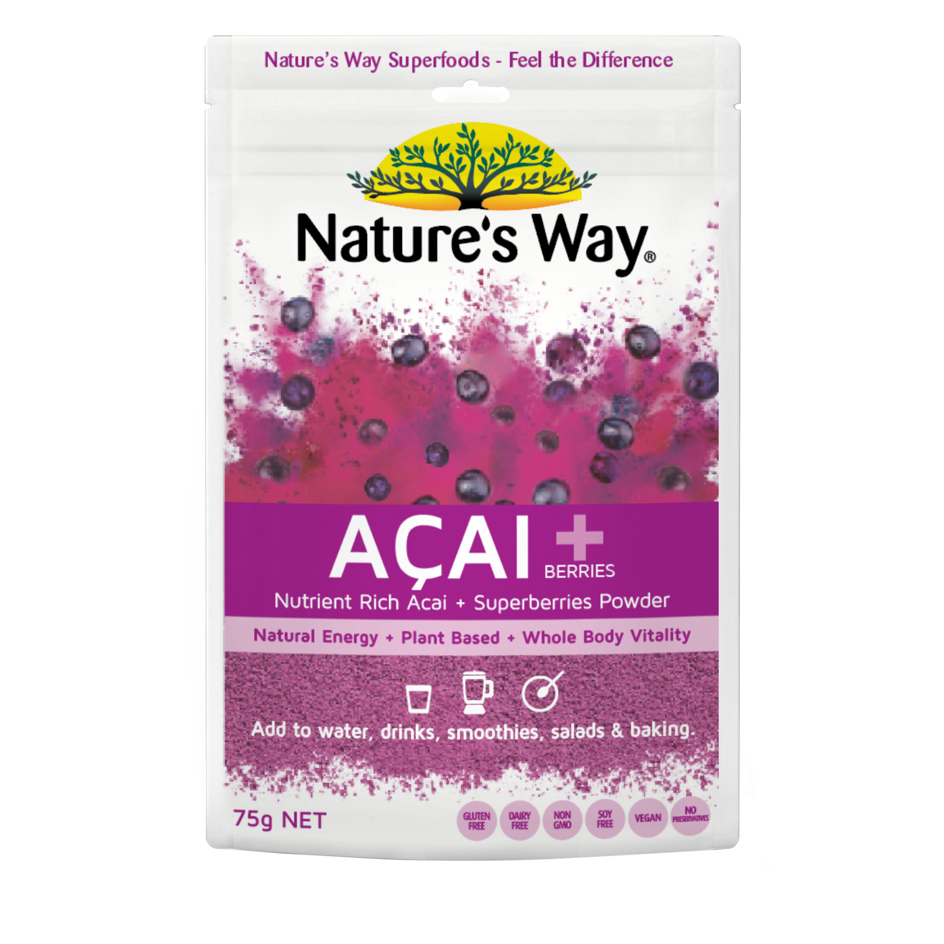 Nature's Way Acai Powder 75gm