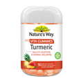 Nature's Way Adult Vita Gummies Turmeric supplement packaging on a white background