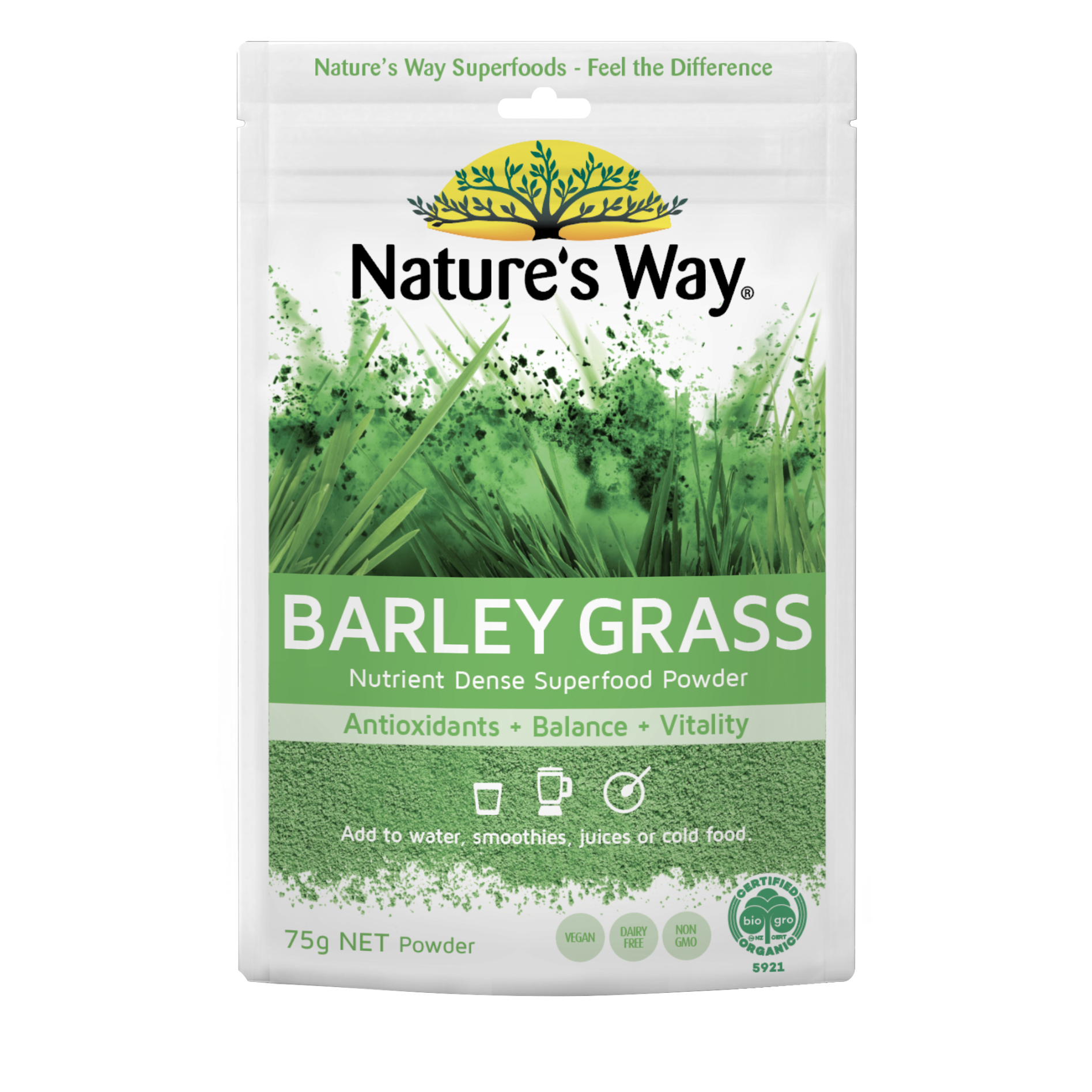 Nature’s Way Barley Grass Powder 75g