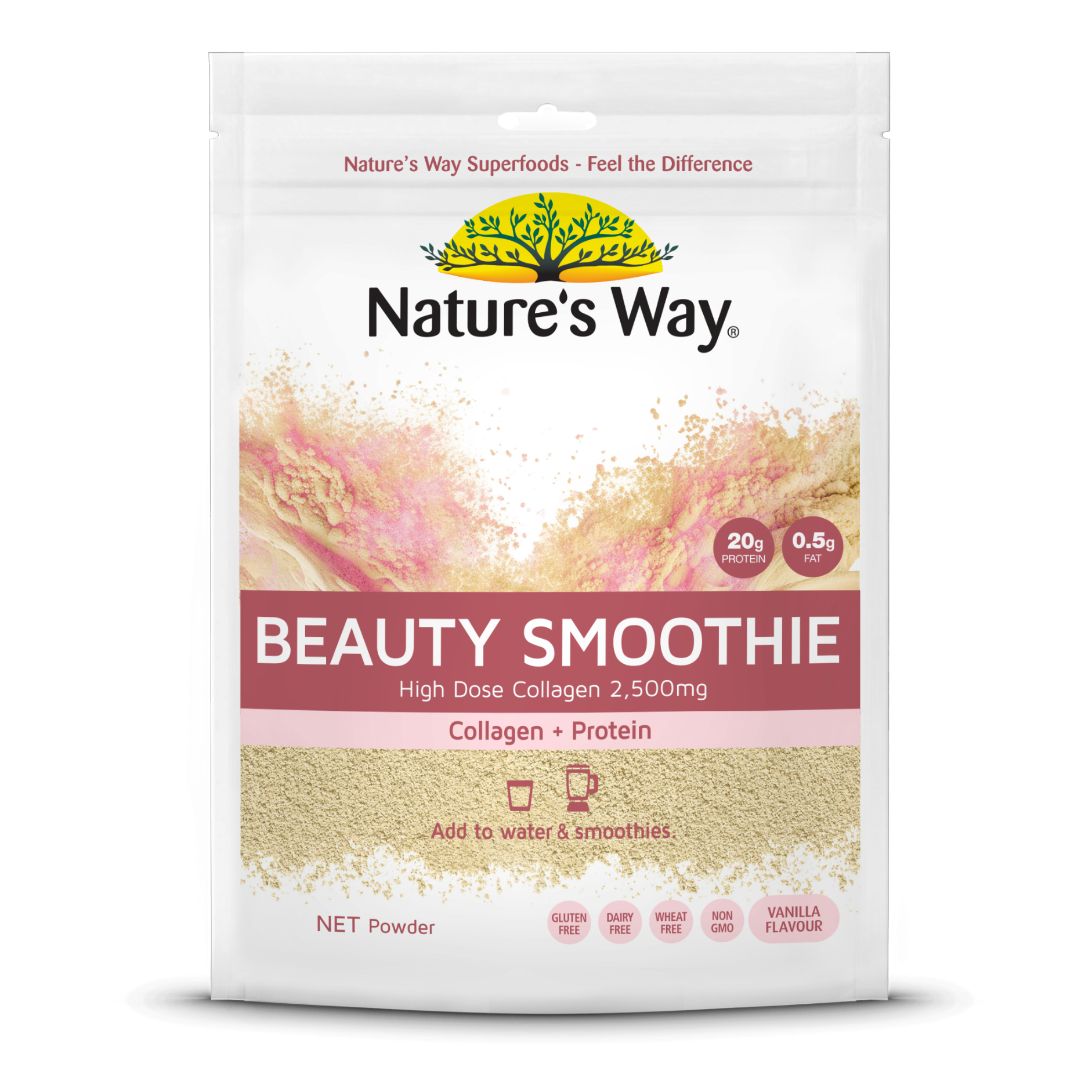 Nature's Way Beauty Smoothie Protein+Collagen 300g