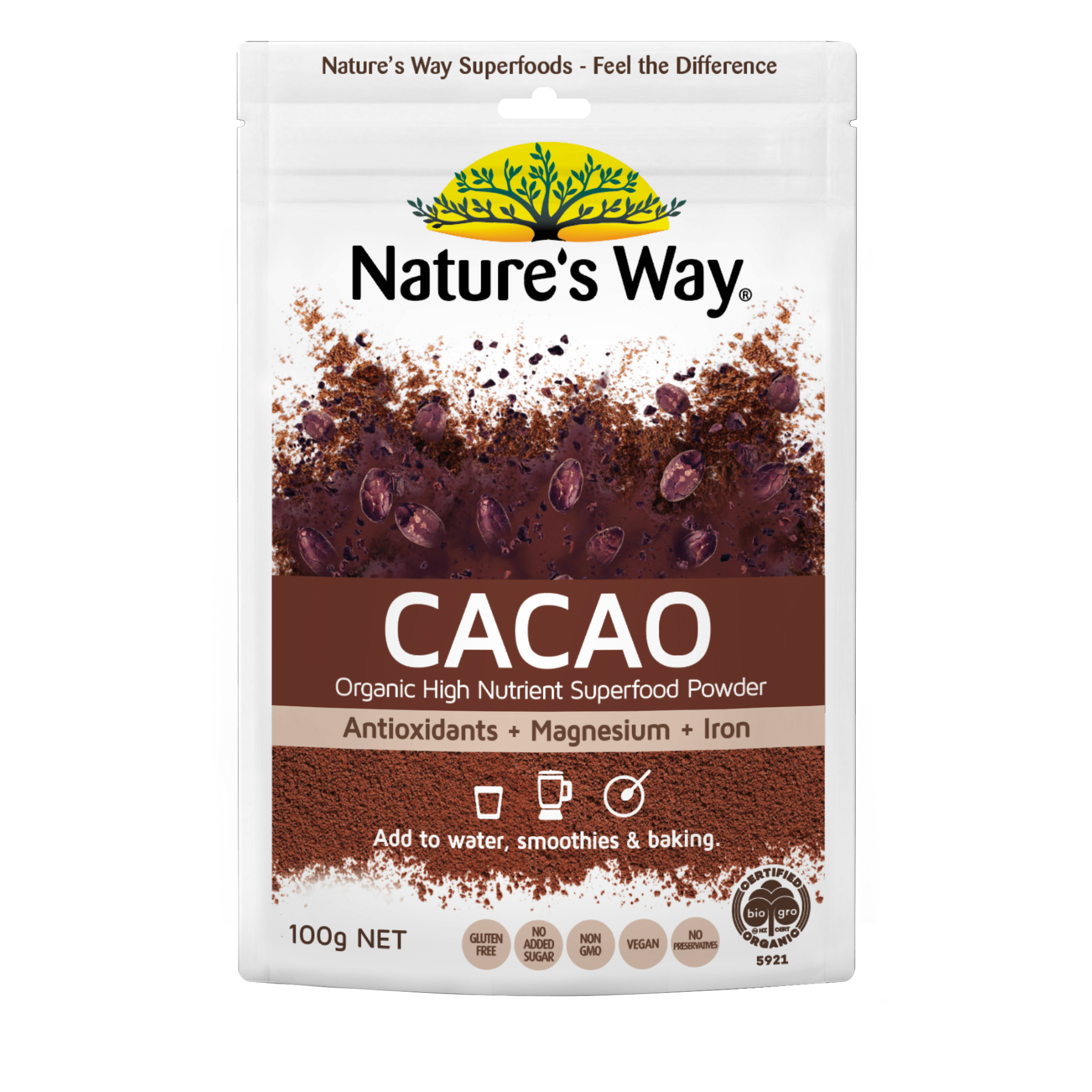 Nature's Way Cacao Powder 100g