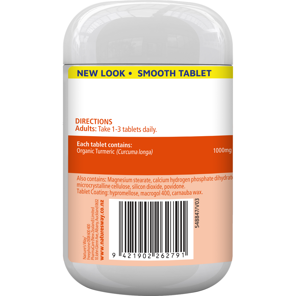 Nature's Way Turmeric Tablets 100s