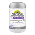 Nature's Way High Strength Ashwagandha supplement container on a white background