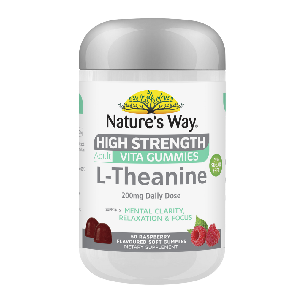 Nature's Way High Strength Adult Vita Gummies L-Theanine 50s