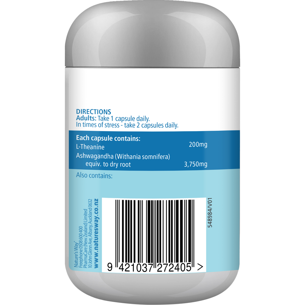 Nature's Way L-Theanine Calm + Balance Capsules 50s