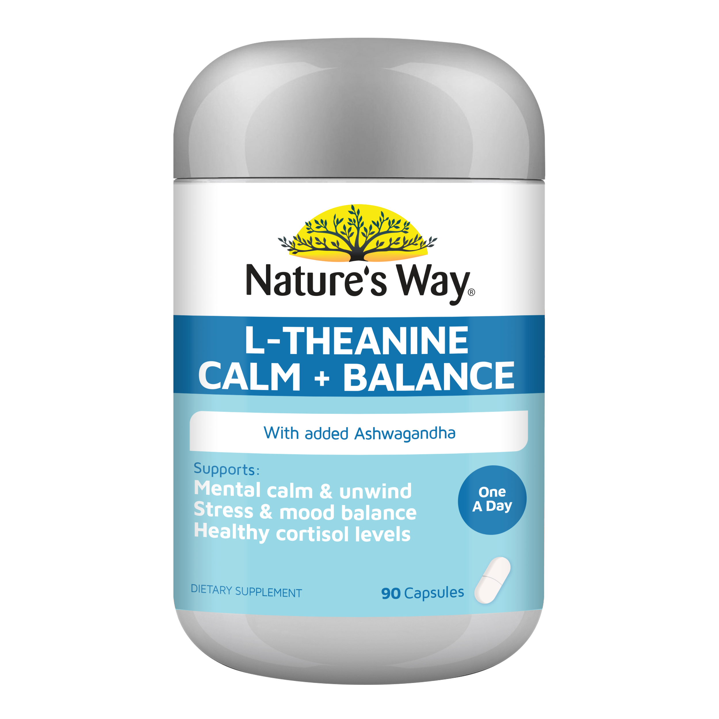 Nature's Way L-Theanine Calm + Balance Capsules 90s