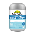 Nature's Way L-Theanine Focus + Energy Capsules 50s