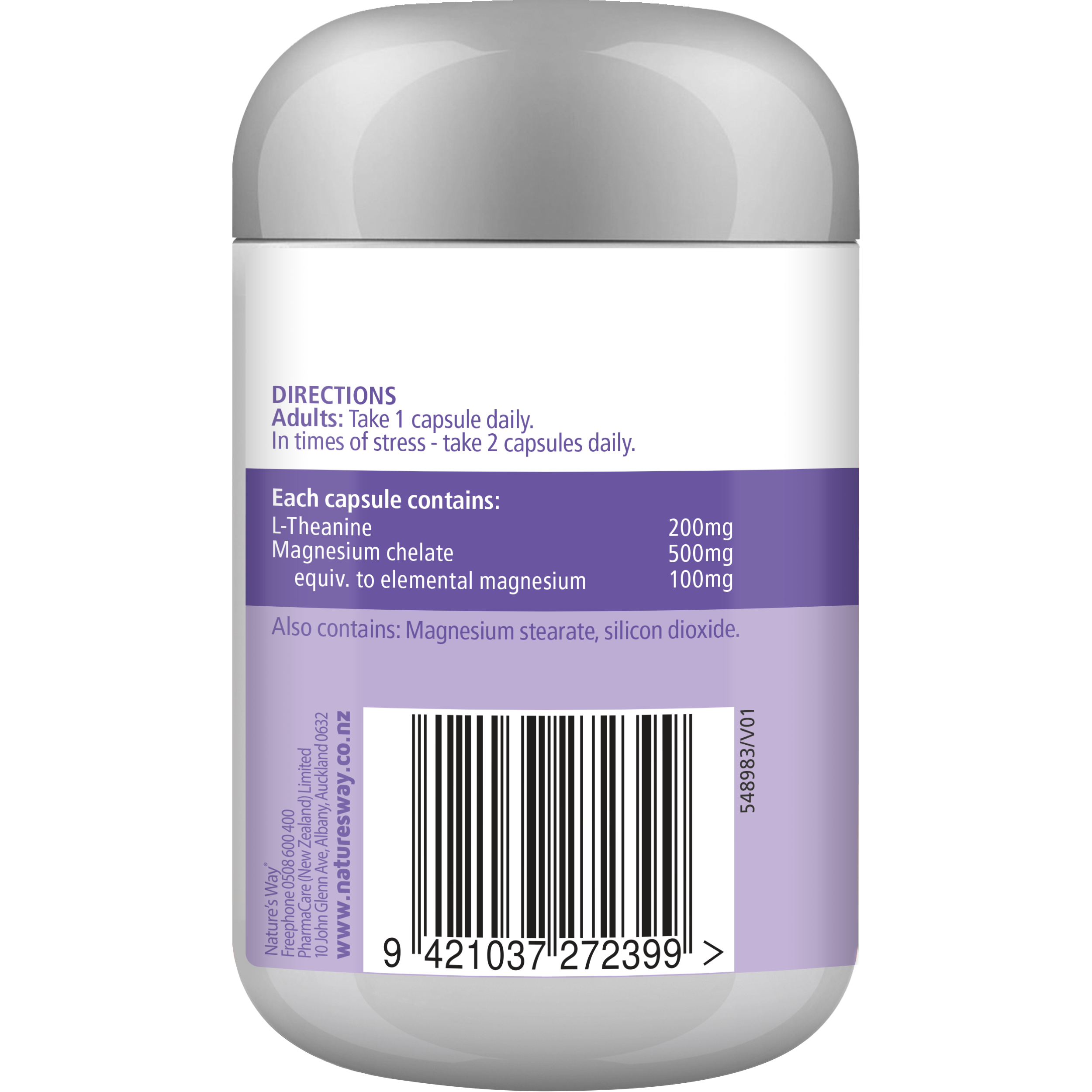 Nature's Way L-Theanine Sleep + Restore Capsules 50s