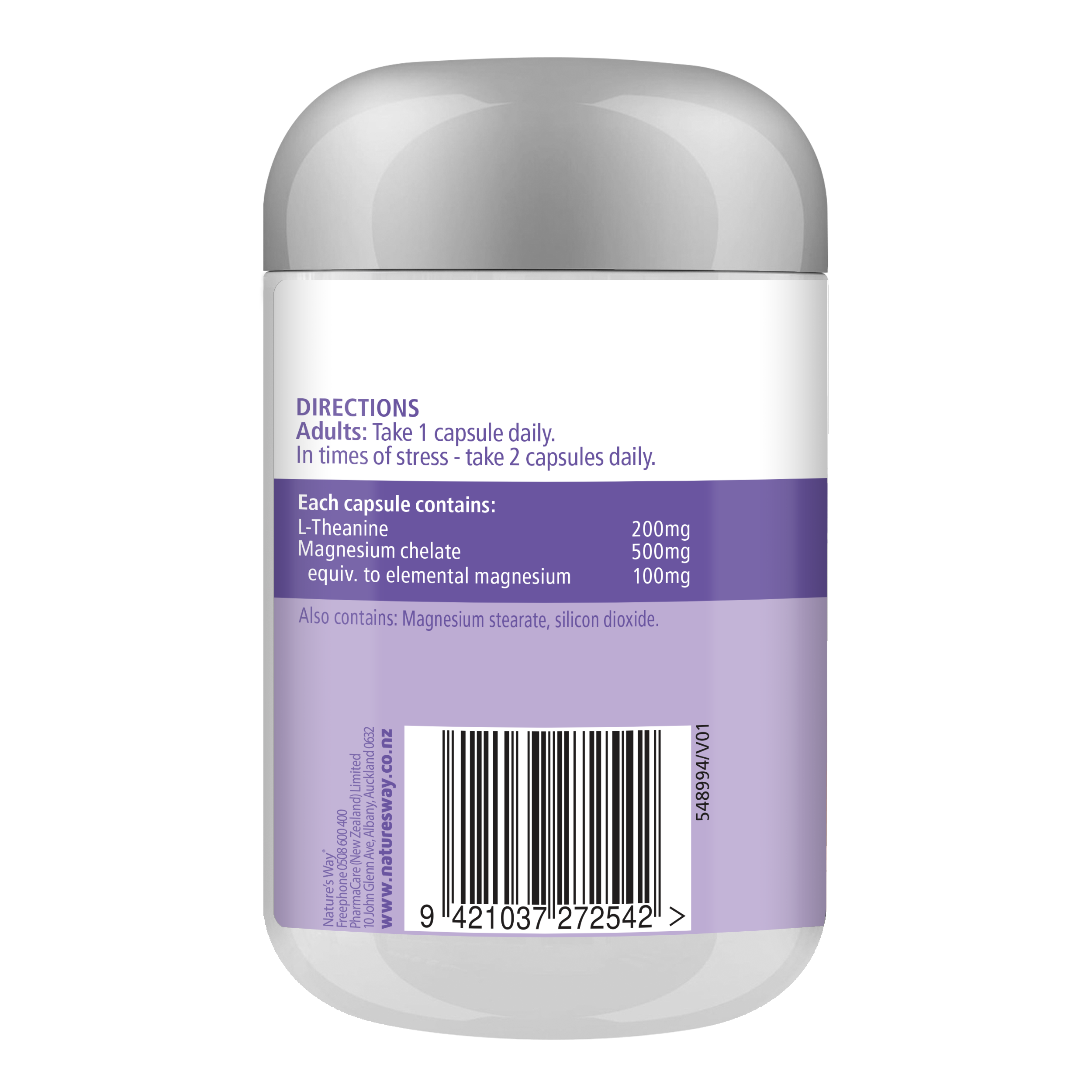 Nature's Way L-Theanine Sleep + Restore Capsules 90s