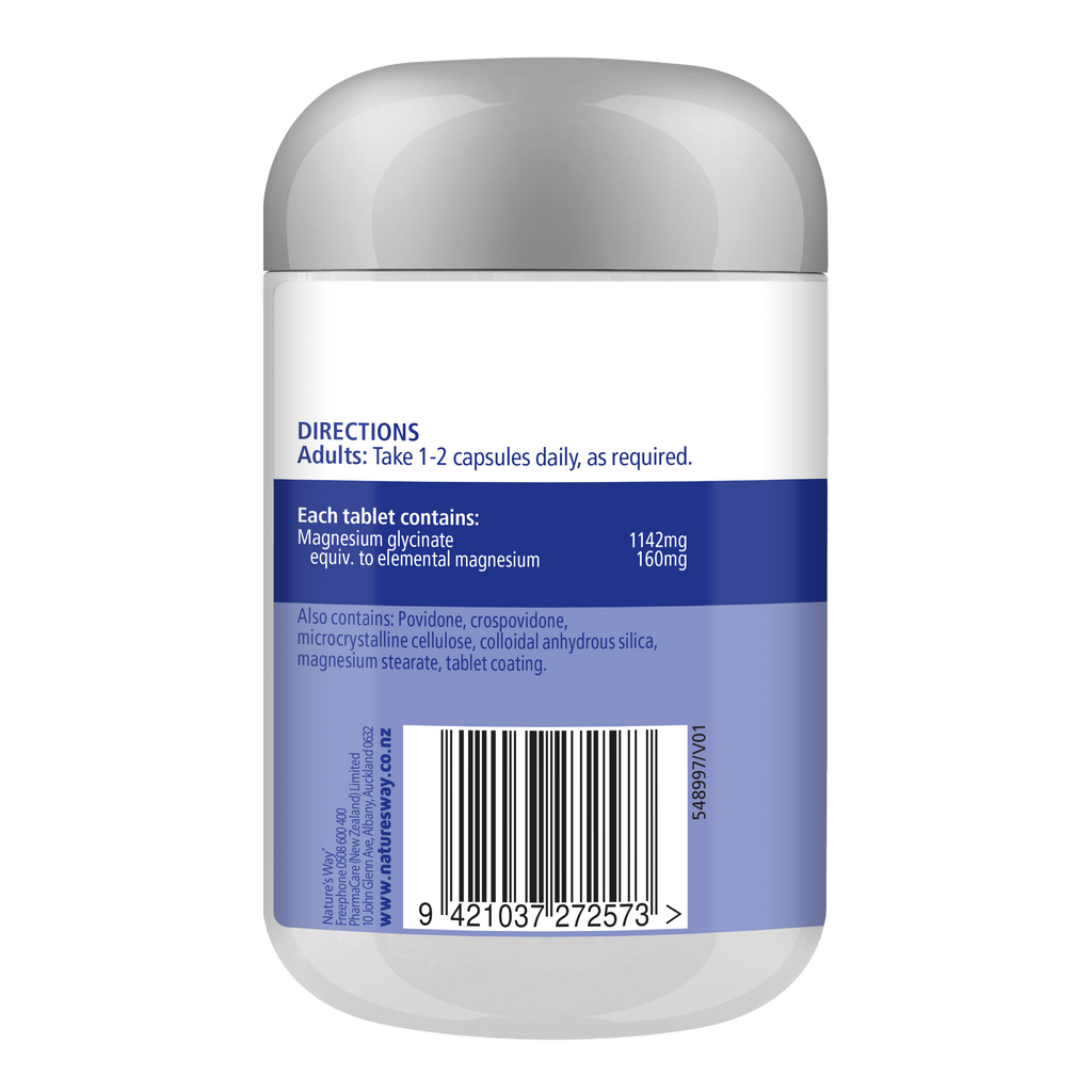 Nature's Way Magnesium Glycinate Tablets 110s