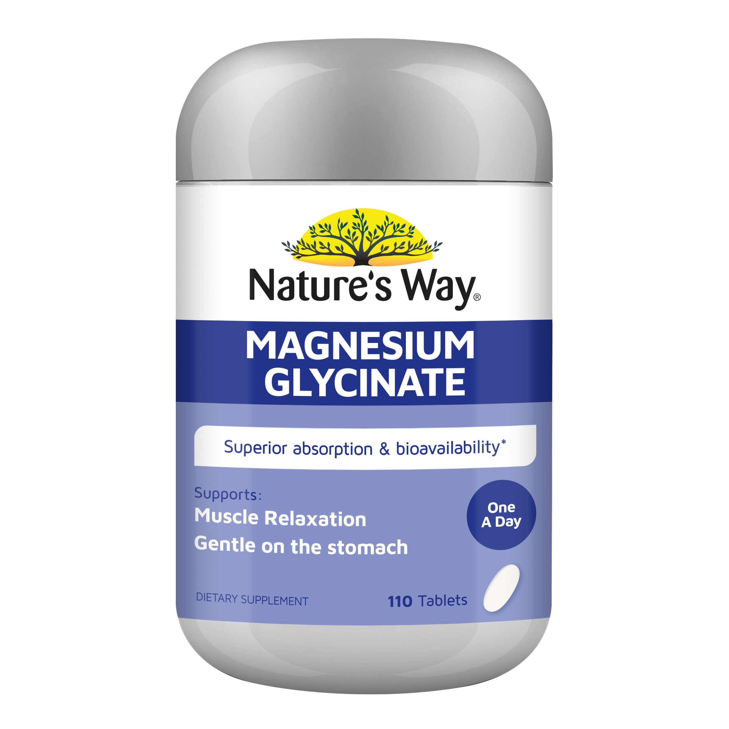 Nature's Way Magnesium Glycinate Tablets 110s