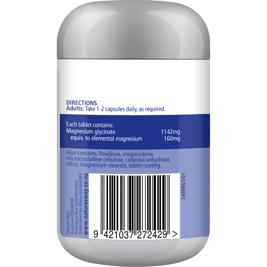 Nature's Way Magnesium Glycinate Tablets 60s