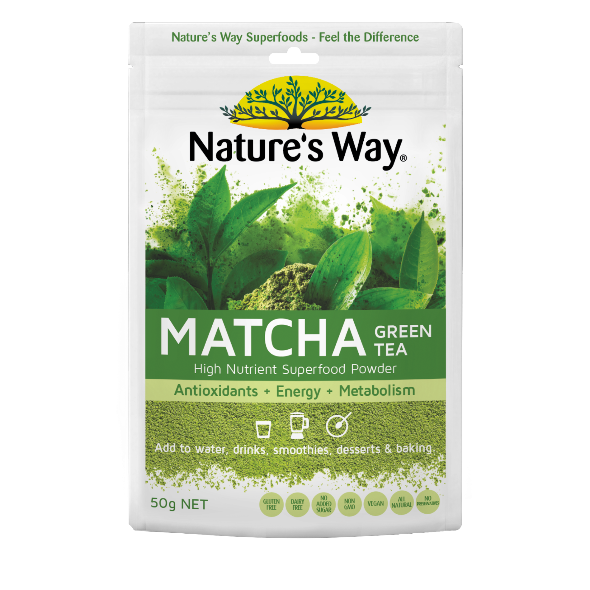 Nature's Way Matcha Green Tea Powder 50g