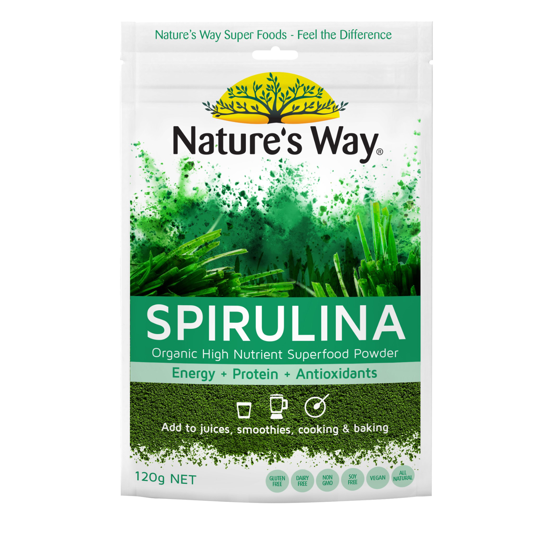 Nature's Way Spirulina Powder 120g