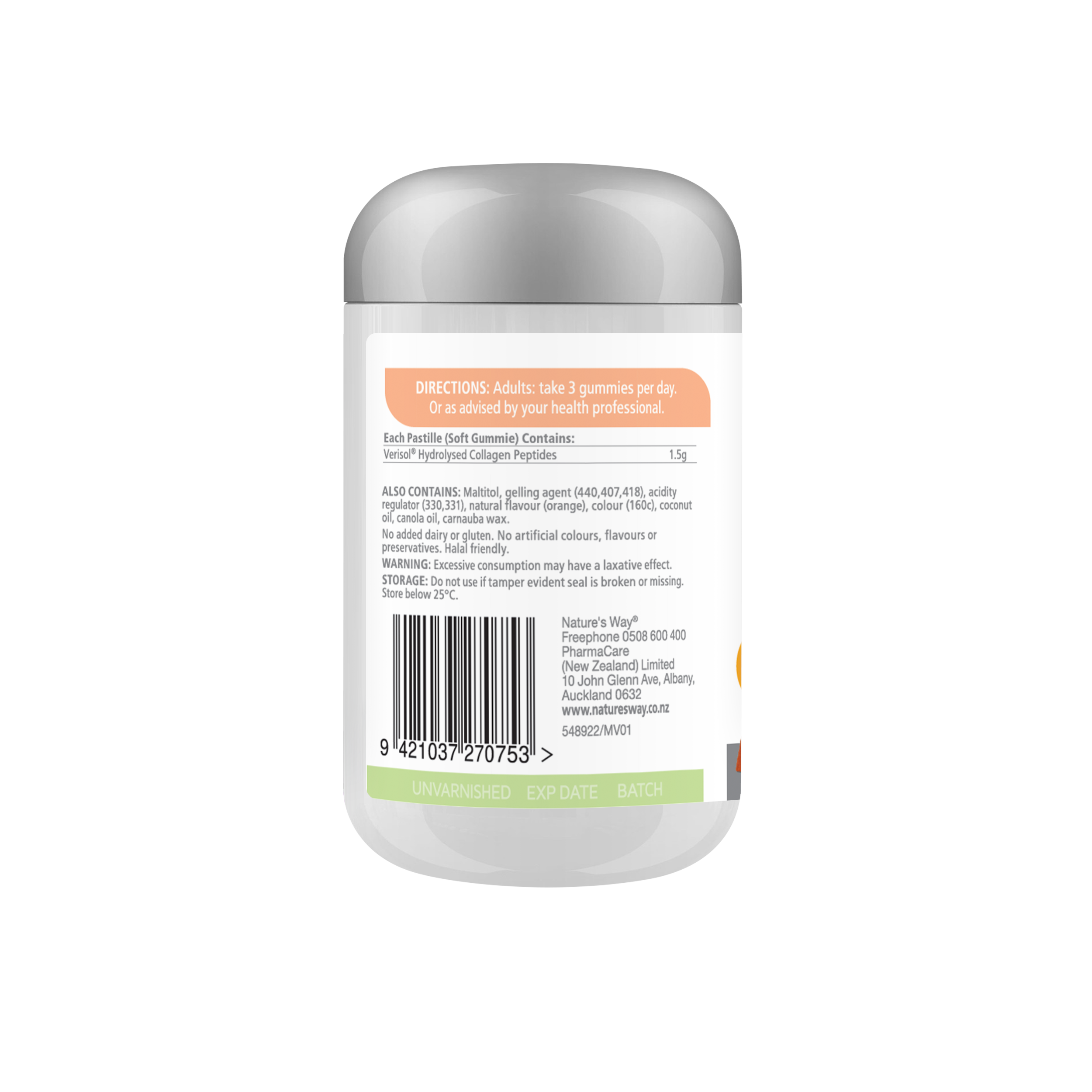 Nature's Way High Strength Adult Vita Gummies Collagen 50s