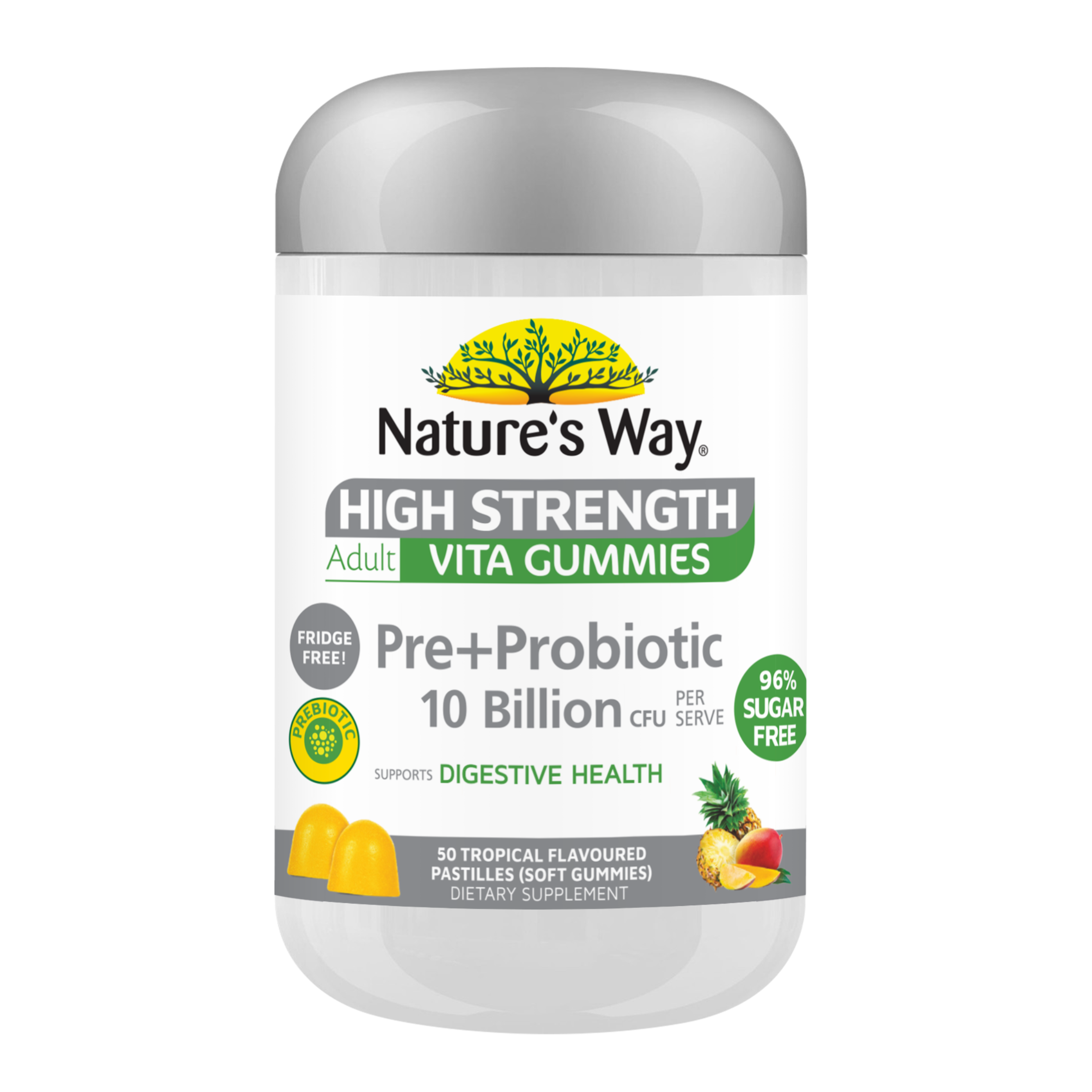 Nature's Way High Strength Adult Vita Gummies Pre + Probiotic 50s