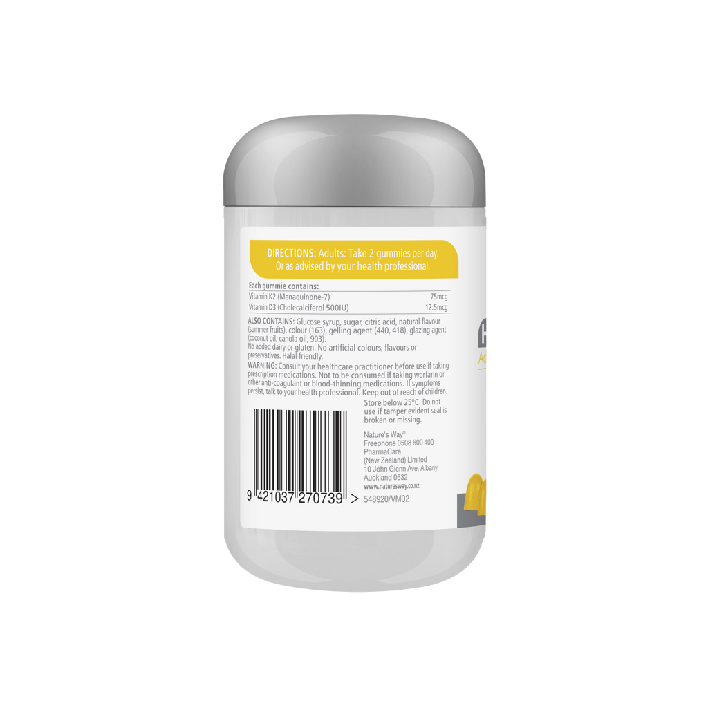 Nature's Way High Strength Adult Vita Gummies Vitamin K2 + D3 60s