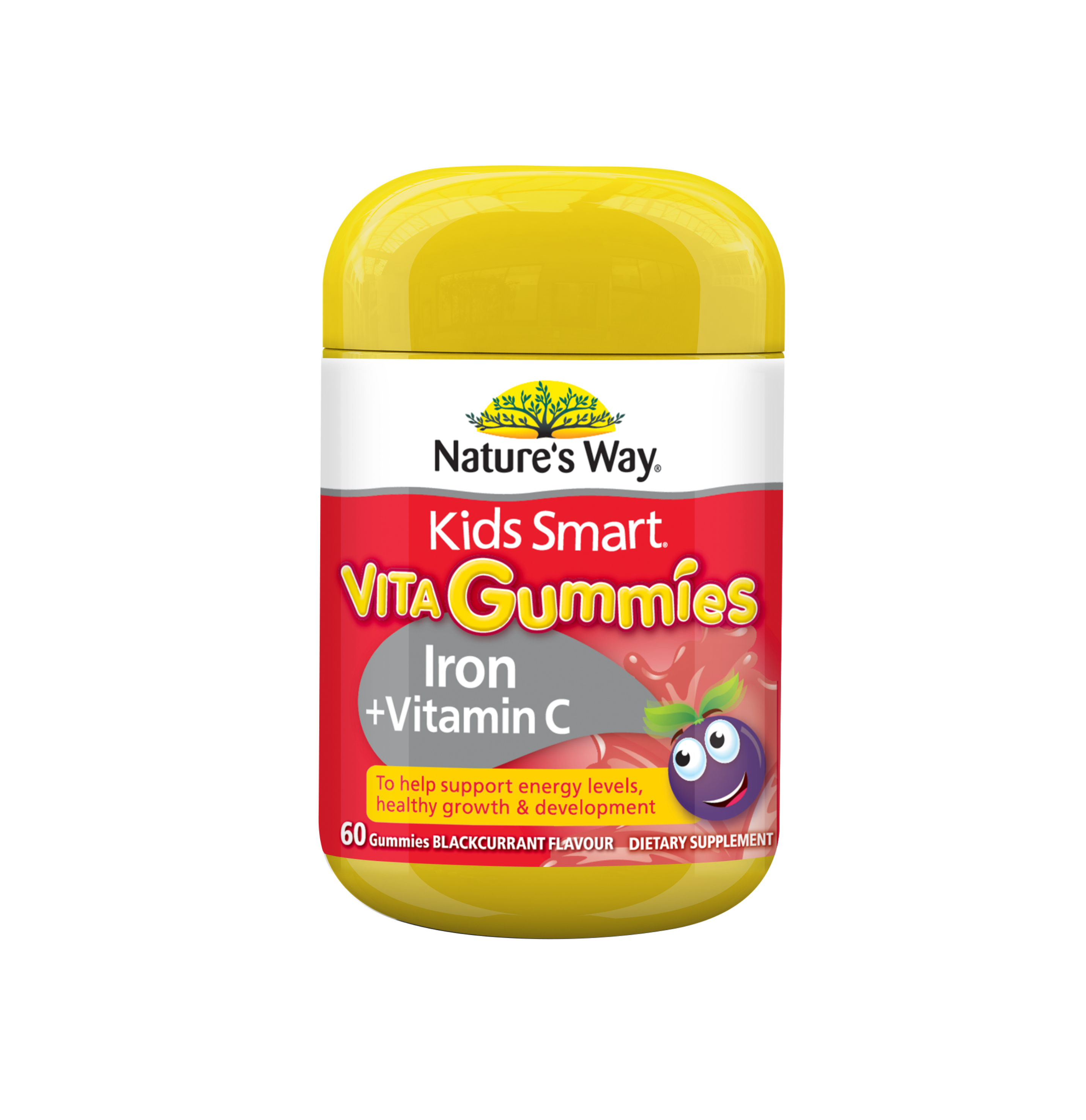 Nature's Way Kids Smart Vita Gummies Iron +Vit C 60s