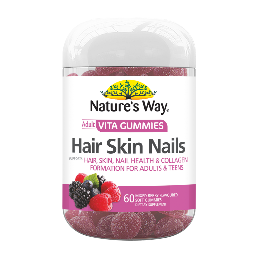 Nature's Way Adult Vita Gummies Hair, Skin & Nails 60s