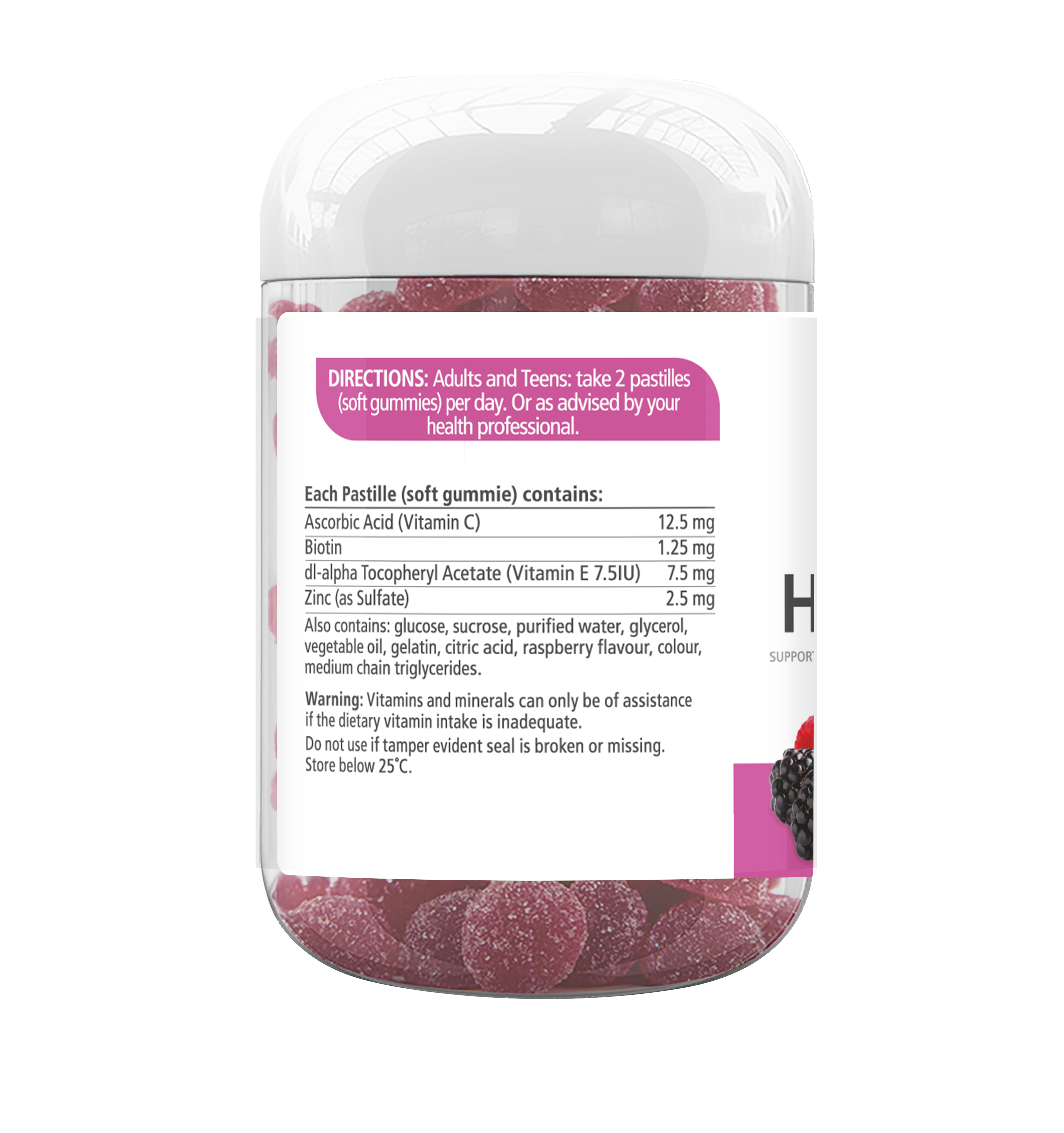Nature's Way Adult Vita Gummies Hair, Skin & Nails 60s
