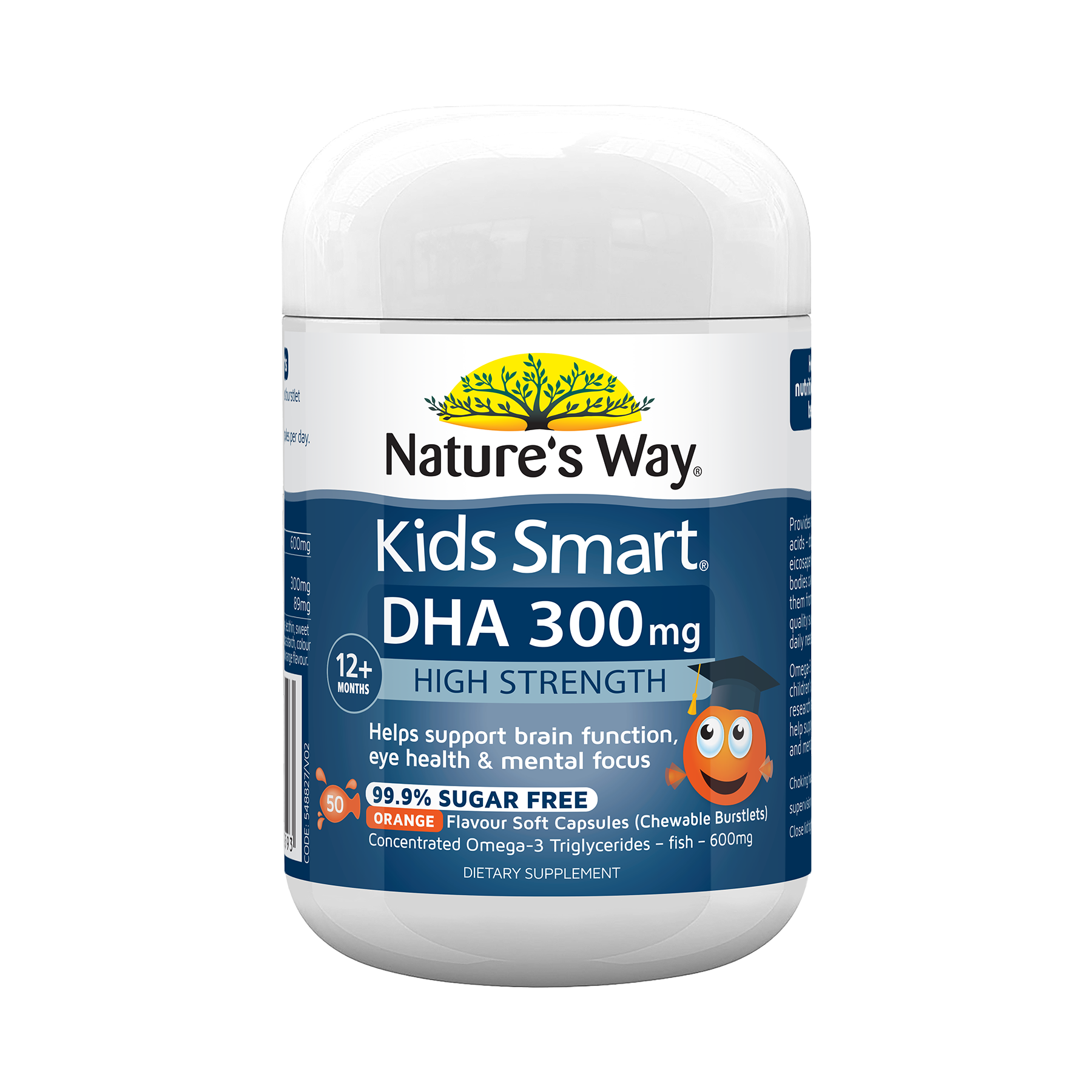 Nature's Way Kids Smart High Dha Fish Oil 50s
