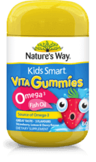 Kids Smart VitaGummies Omega-3 Fish Oil 60 Gummies