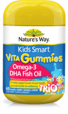 Kids Smart VitaGummies Omega-3 DHA Fish Oil TRIO