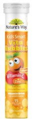 Kids Smart Vita Bubbles Vitamin C + Zinc.